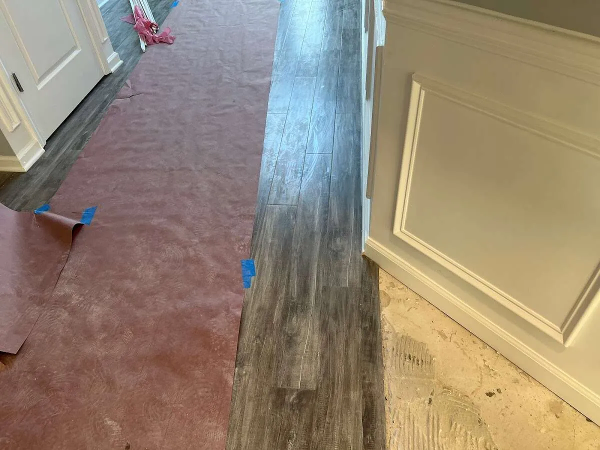 Completed marble shower restoration in Richmond